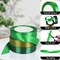 Pack of 3 Double Face Satin Ribbon-3X(0.78 Inch X 24Yards). Forest Green